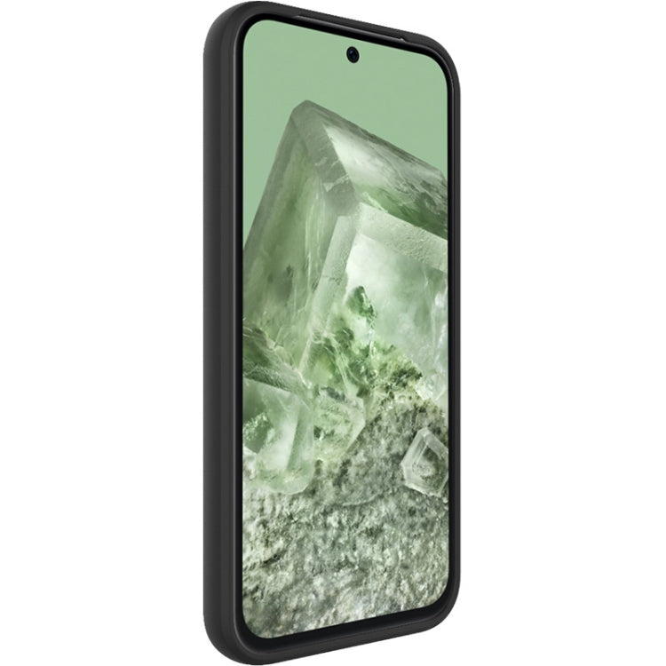 Pour Google Pixel 8a Coque de téléphone en TPU dépoli antichoc série IMAK UC-3 (Noir)