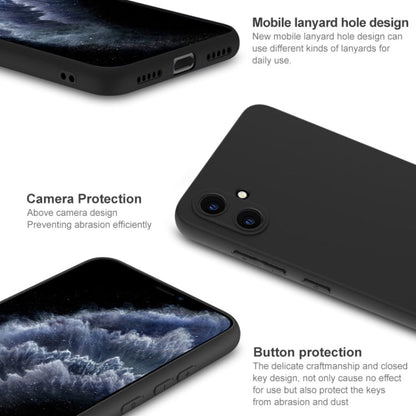 Pour Samsung Galaxy A05 Coque de téléphone en TPU dépoli antichoc série IMAK UC-3 (noir)