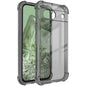 For Google Pixel 8a imak Shockproof Airbag TPU Phone Case(Transparent Black)