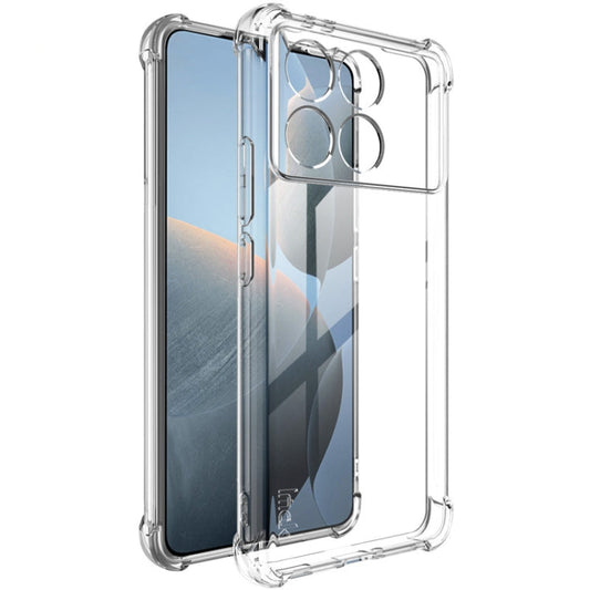 Pour Xiaomi Redmi K70 5G/K70 Pro 5G Coque de téléphone antichoc en TPU avec coussin d'air imak (Transparent)