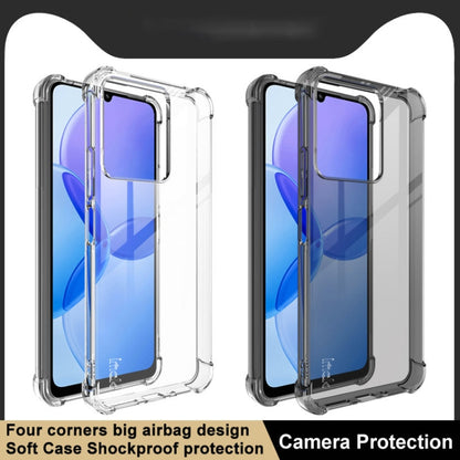 For Xiaomi Redmi 13C 5G/13R 5G imak Shockproof Airbag TPU Phone Case(Transparent Black)