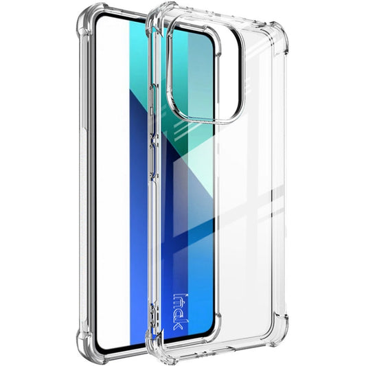 Pour Xiaomi Redmi Note 13 4G Global Coque de téléphone en TPU antichoc Airbag imak (transparent)