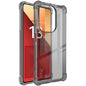 Pour Xiaomi Redmi Note 13 Pro 4G Global Coque de téléphone TPU antichoc imak Airbag (Noir Transparent)