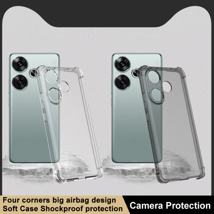 For Xiaomi Redmi Turbo 3 5G imak Shockproof Airbag TPU Phone Case(Transparent)