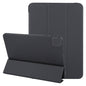 For iPad Pro 11 2025 / 2024 GEBEI 3-folding Holder Shockproof Flip Leather Tablet Case(Black)
