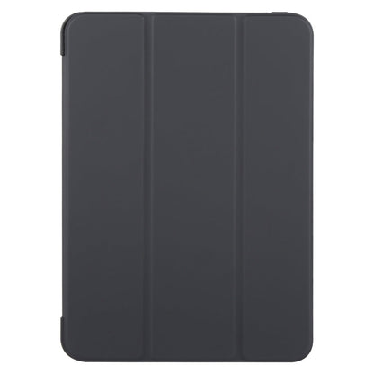 For iPad Air 13 2026 / 2025 / 2024 GEBEI 3-folding Holder Shockproof Flip Leather Tablet Case(Black)