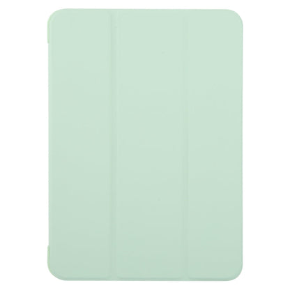 For iPad Air 13 2026 / 2025 / 2024 GEBEI 3-folding Holder Shockproof Flip Leather Tablet Case(Green)