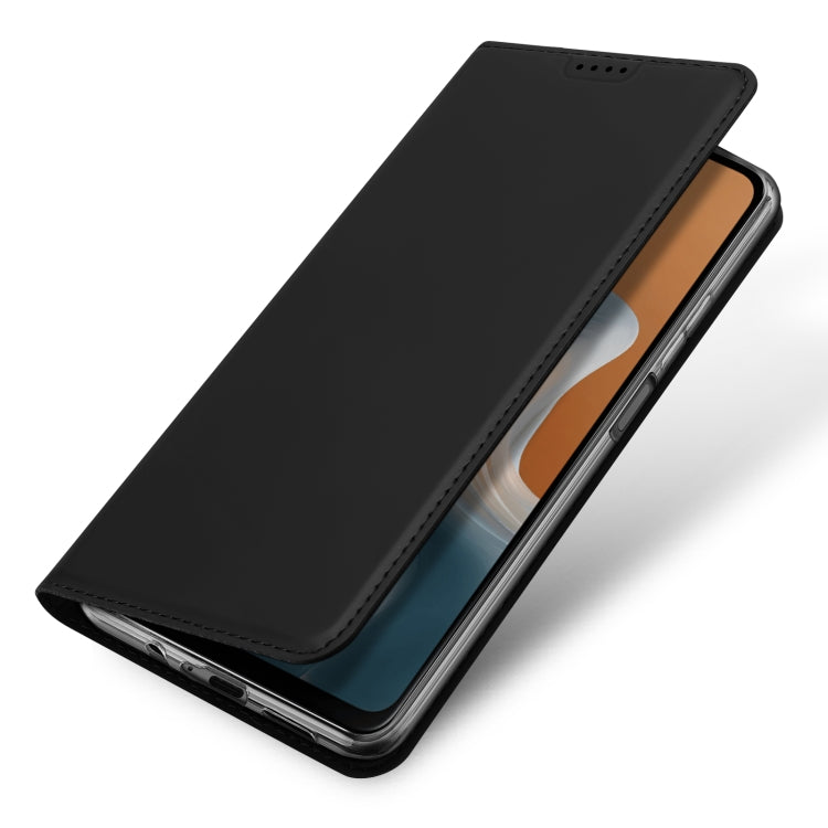 For Motorola Moto G34 DUX DUCIS Skin Pro Series Flip Leather Phone Case(Black)