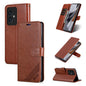 For Honor 100 AZNS Sheepskin Texture Flip Leather Phone Case(Brown)