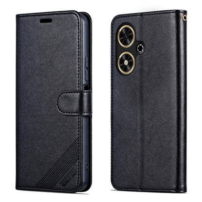 For Honor Play 50 / 50m 5G AZNS Sheepskin Texture Flip Leather Phone Case(Black)