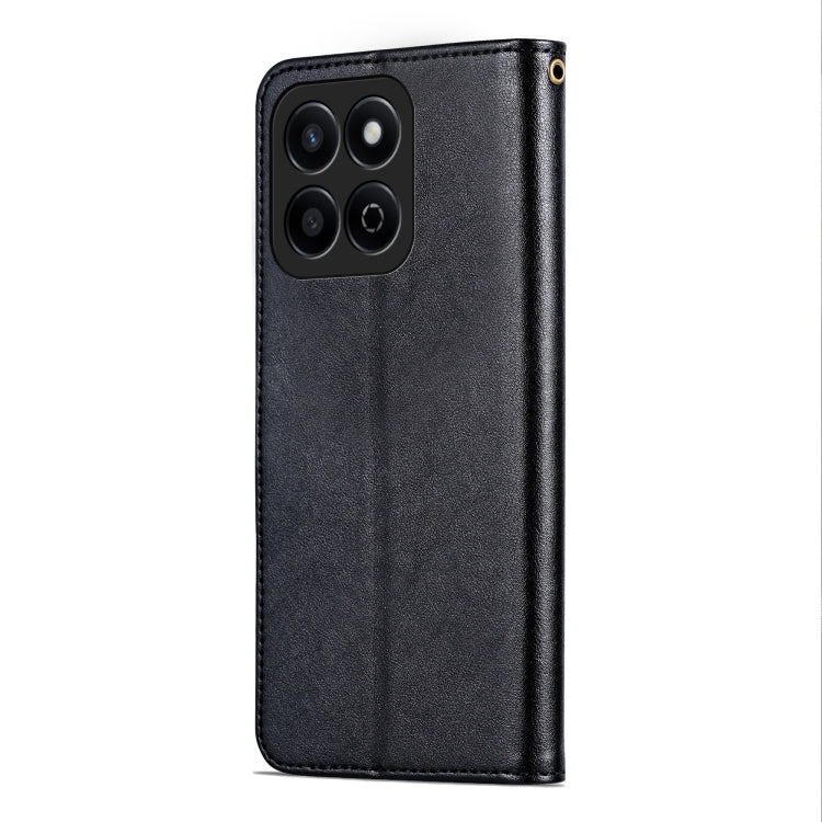For Honor Play 60 Plus AZNS Sheepskin Texture Flip Leather Phone Case(Black)