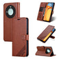For Honor X60 AZNS Sheepskin Texture Flip Leather Phone Case(Brown)