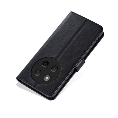 For Honor X60 Pro AZNS Sheepskin Texture Flip Leather Phone Case(Black)
