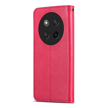 For Honor X60 Pro AZNS Sheepskin Texture Flip Leather Phone Case(Red)