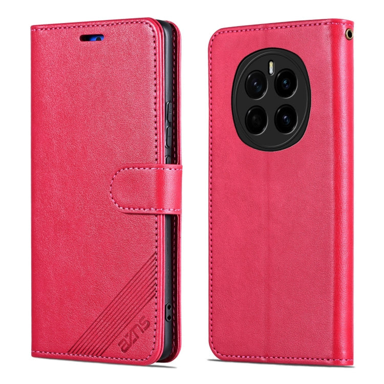 For Honor Magic7 AZNS Sheepskin Texture Flip Leather Phone Case(Red)