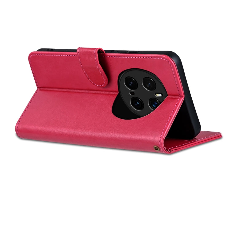 For Honor Magic7 Pro AZNS Sheepskin Texture Flip Leather Phone Case(Red)