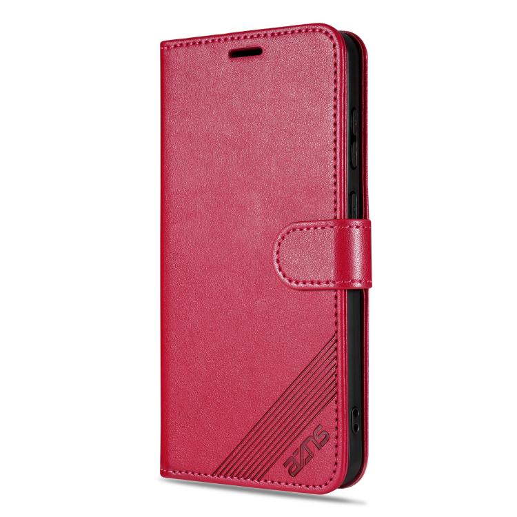 For Honor 400 Pro Global 160.8mm AZNS Sheepskin Texture Flip Leather Phone Case(Red)