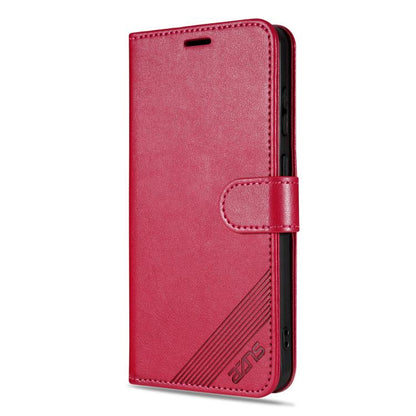 For Honor 400 Pro Global 160.8mm AZNS Sheepskin Texture Flip Leather Phone Case(Red)