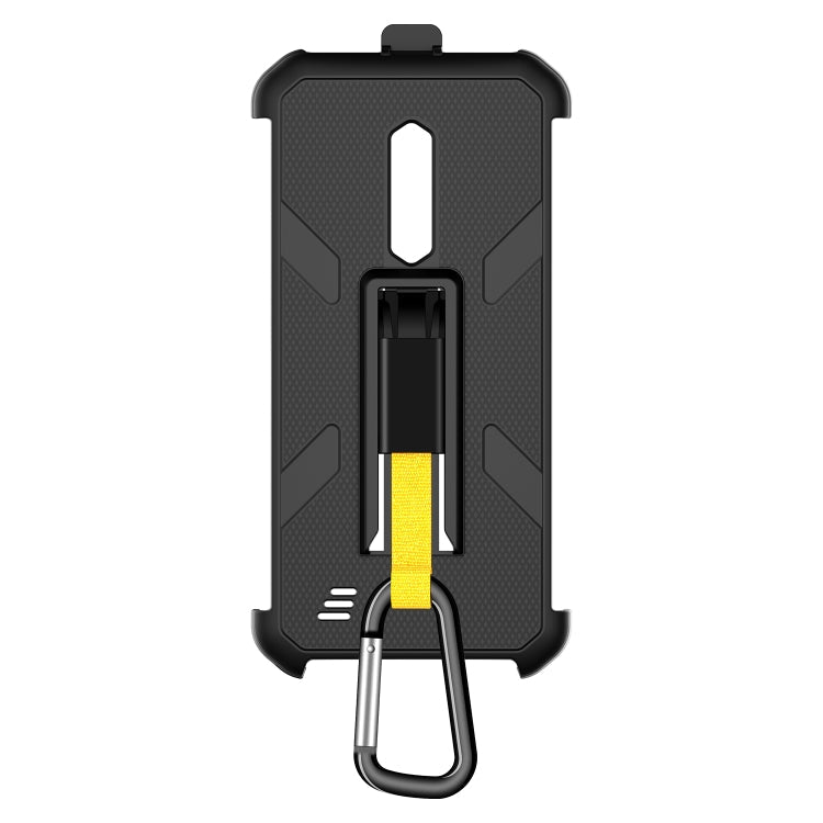 For Ulefone Armor X12 Pro Ulefone Back Clip Phone Case with Carabiner(Black)