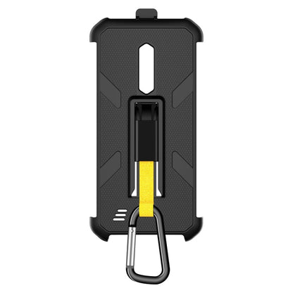 For Ulefone Armor X12 Pro Ulefone Back Clip Phone Case with Carabiner(Black)