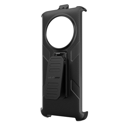 For Ulefone Armor 23 Ultra Ulefone Back Clip Phone Case with Carabiner(Black)
