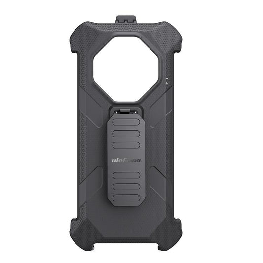 For Ulefone Armor X16 / X16 Pro Ulefone Back Clip Phone Case with Carabiner(Black)
