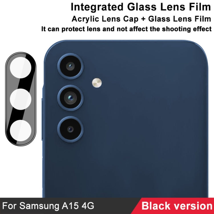For Samsung Galaxy A15 5G imak High Definition Integrated Glass Lens Film Black Version