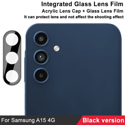 For Samsung Galaxy A15 5G imak High Definition Integrated Glass Lens Film Black Version