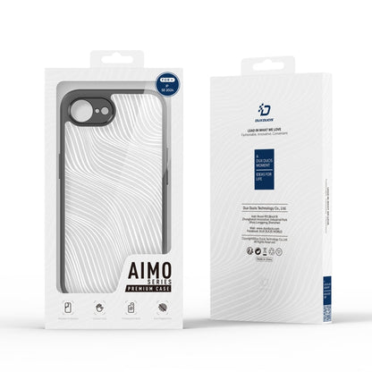 For iPhone 16e DUX DUCIS Aimo Series  Frosted Feel Phone Case(Black)