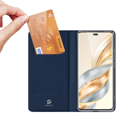 Coque de téléphone en cuir DUX DUCIS Skin Pro Series pour Honor X9c / X60 Pro (Bleu)