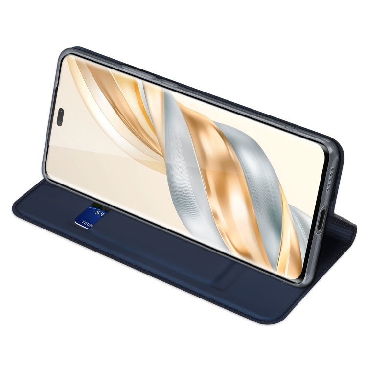 Coque de téléphone en cuir DUX DUCIS Skin Pro Series pour Honor X9c / X60 Pro (Bleu)