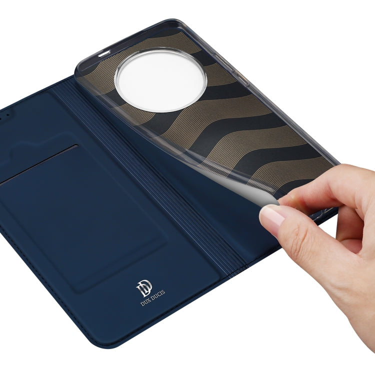 Coque de téléphone en cuir DUX DUCIS Skin Pro Series pour Honor X9c / X60 Pro (Bleu)