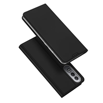 For OnePlus Nord CE4 / OPPO K12 DUX DUCIS Skin Pro Series Horizontal Flip Phone Leather Case(Black)