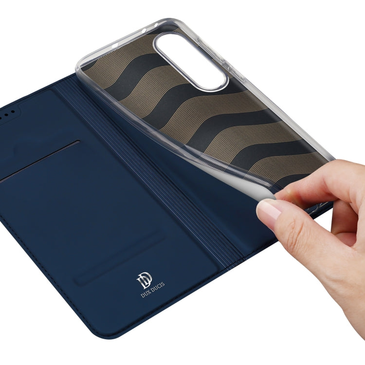 For OnePlus Nord CE4 / OPPO K12 DUX DUCIS Skin Pro Series Horizontal Flip Phone Leather Case(Blue)