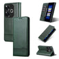 For Xiaomi Redmi Turbo 3 AZNS Magnetic Calf Texture Flip Leather Phone Case(Dark Green)