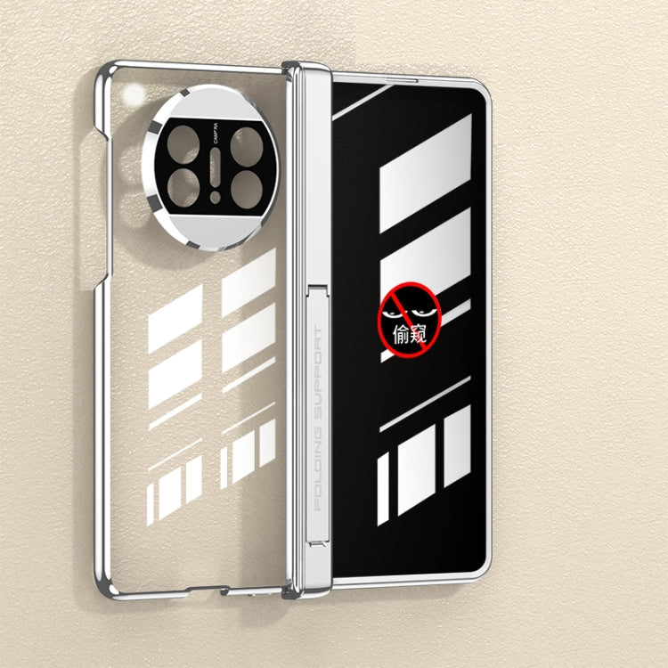 For Huawei Mate X3 GKK Integrated Folding Phantom Privacy Phone Case(Silver)