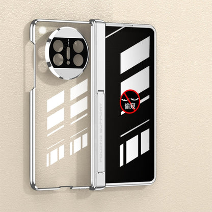 For Huawei Mate X3 GKK Integrated Folding Phantom Privacy Phone Case(Silver)