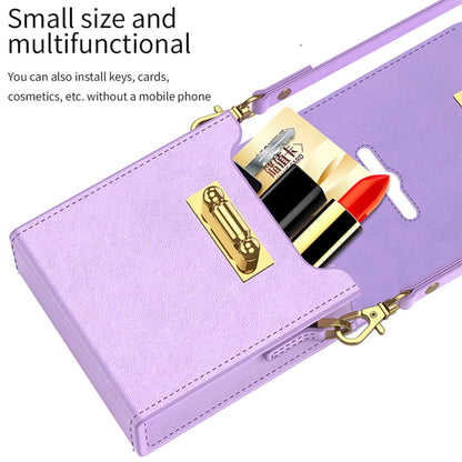 For Samsung Galaxy Z Flip5 GKK Plain Weave Mini Backpack Slim Phone Case with Ring(Pink)