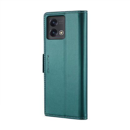 For Motorola Moto G Stylus 5G 2023 CaseMe 023 Butterfly Buckle Litchi Texture RFID Anti-theft Leather Phone Case(Pearly Blue)