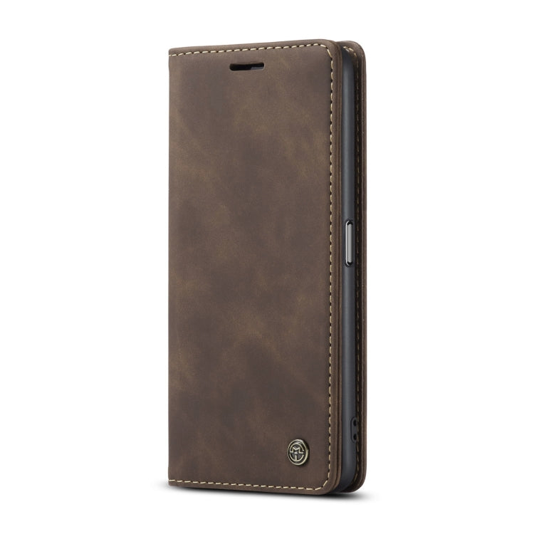 For OPPO A78 5G Global / A1X 5G CaseMe 013 Multifunctional Horizontal Flip Leather Phone Case(Coffee)