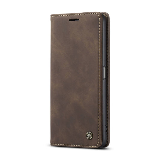 For OPPO A78 5G Global / A1X 5G CaseMe 013 Multifunctional Horizontal Flip Leather Phone Case(Coffee)
