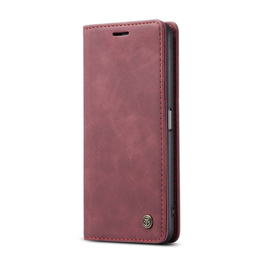 For OPPO A78 5G Global / A1X 5G CaseMe 013 Multifunctional Horizontal Flip Leather Phone Case(Wine Red)
