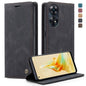 Pour OPPO Reno8 T 4G Étui portefeuille multifonctionnel en cuir à rabat horizontal CaseMe 013 (noir)