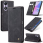 Pour OPPO A58 5G / A58X 5G Coque de téléphone en cuir à rabat horizontal multifonctionnel CaseMe 013 (noir)