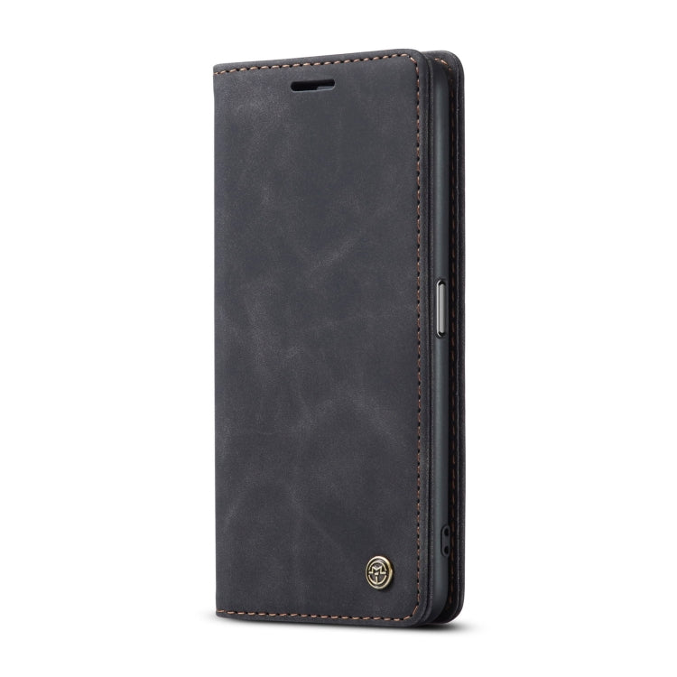 Pour OPPO A58 5G / A58X 5G Coque de téléphone en cuir à rabat horizontal multifonctionnel CaseMe 013 (noir)