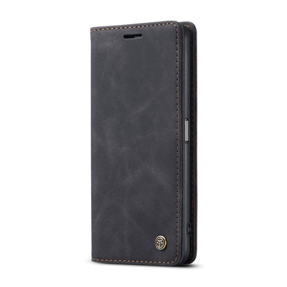 Pour OPPO A58 5G / A58X 5G Coque de téléphone en cuir à rabat horizontal multifonctionnel CaseMe 013 (noir)
