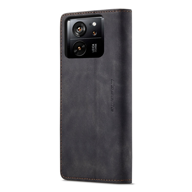 For Xiaomi 13T/13T Pro CaseMe 013 Multifunctional Horizontal Flip Leather Phone Case(Black)
