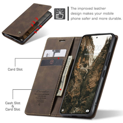 For Xiaomi 14 Pro CaseMe 013 Multifunctional Horizontal Flip Leather Phone Case(Coffee)