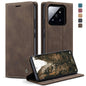 For Xiaomi 14 Pro CaseMe 013 Multifunctional Horizontal Flip Leather Phone Case(Coffee)