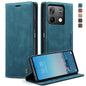 For Xiaomi Redmi Note 13 5G CaseMe 013 Multifunctional Horizontal Flip Leather Phone Case(Blue)